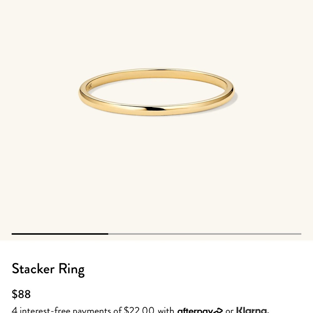 14K Mejuri Stacking Ring